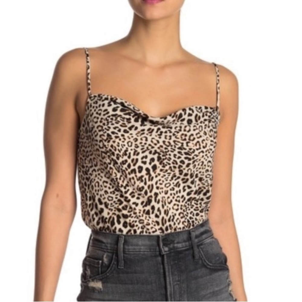 ASTR Leopard Bodysuit sz S